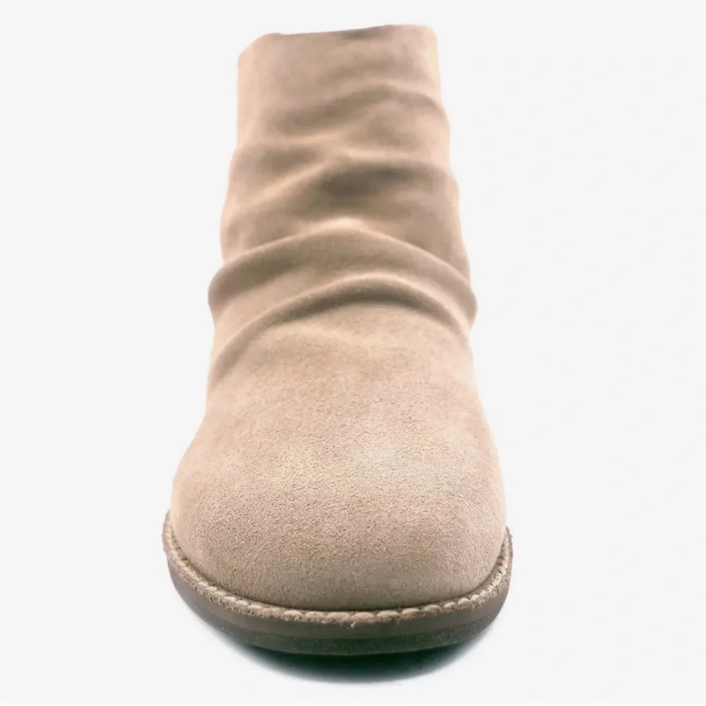 gentle souls Taupe Suede Ankle Booties - Picture 6 of 9